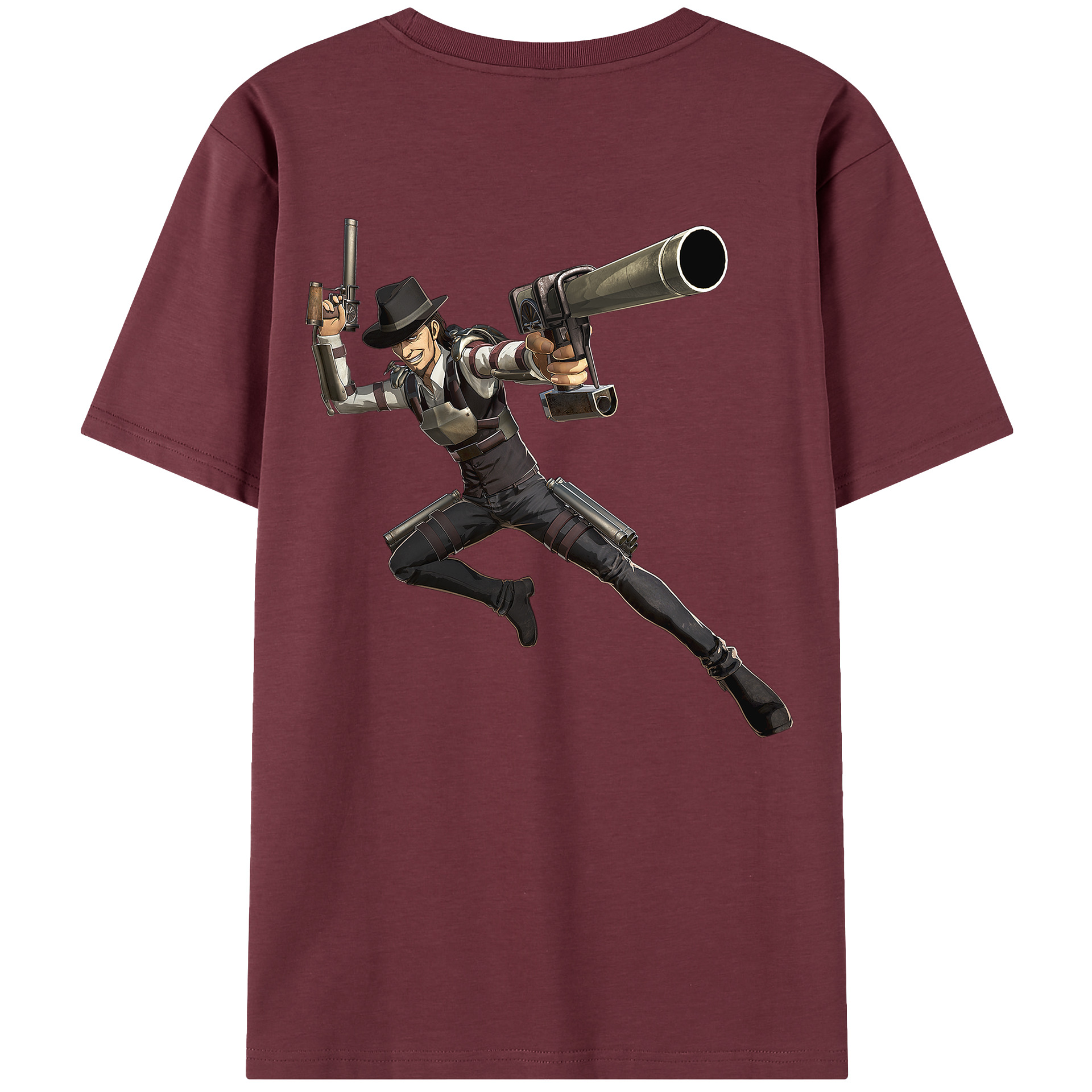 （画像用） 進撃の巨人 Attack on Titan 綿100％半袖Tシャツ（背面プリント）